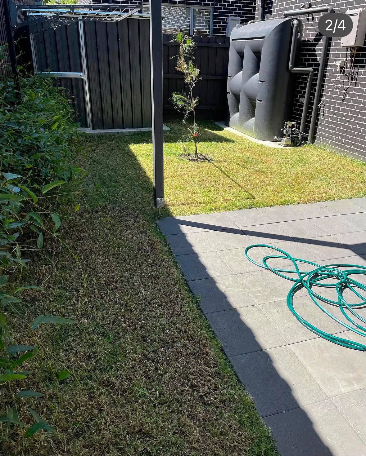 Backyard maintenance